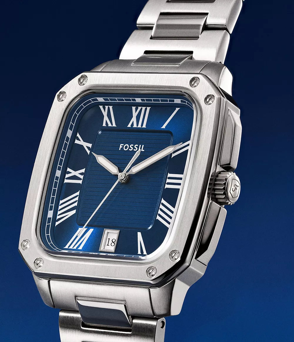 Fossil Crosby Three-Hand Date