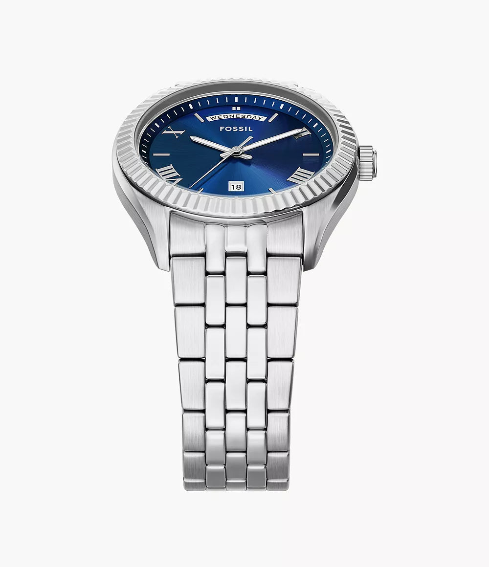 Fossil Campbell Three-Hand Day-Date