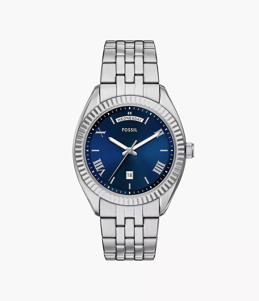 Fossil Campbell Three-Hand Day-Date