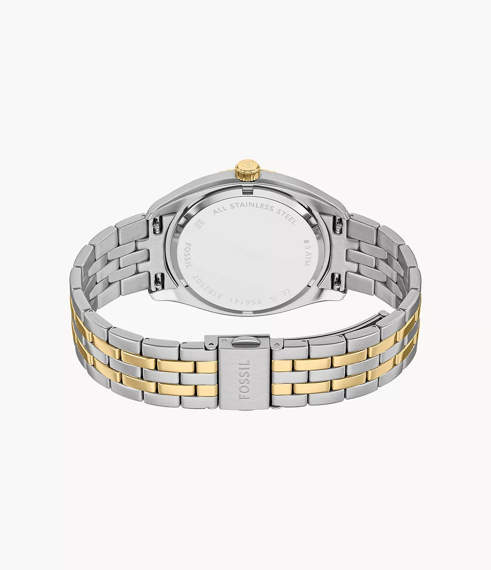 Fossil Campbell Three-Hand Day-Date