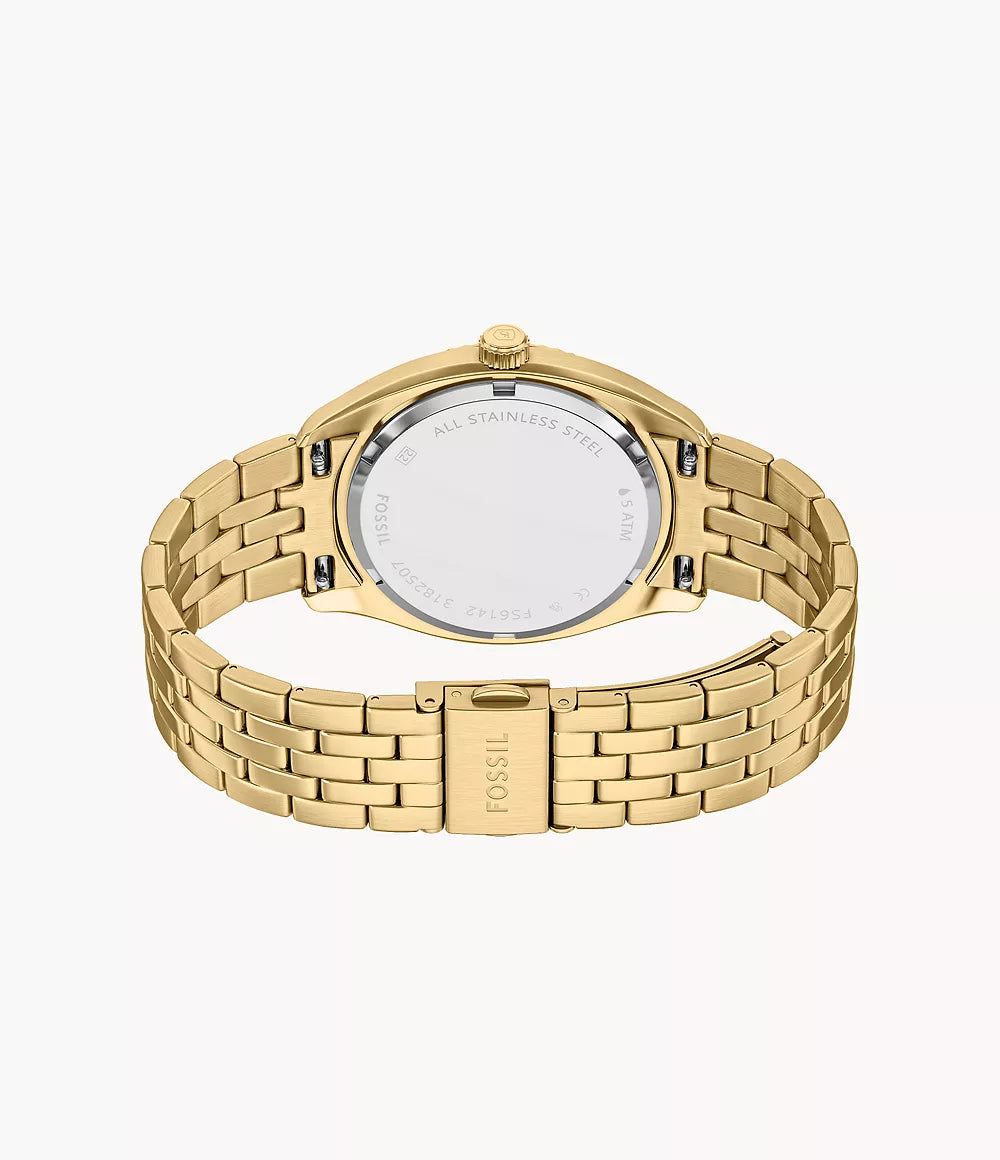 Fossil Campbell Three-Hand Day-Date