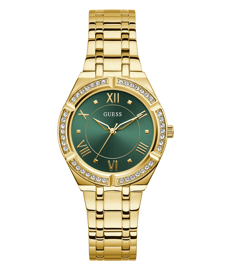 GUESS Ladies Gold Tone Analog Watch