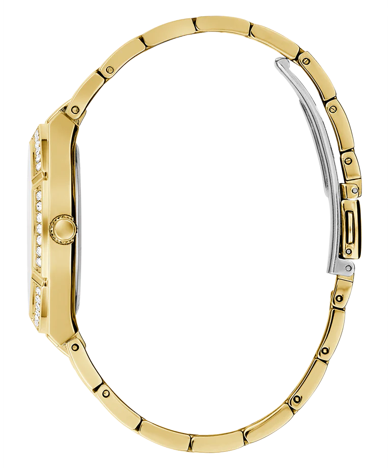 GUESS Ladies Gold Tone Analog Watch