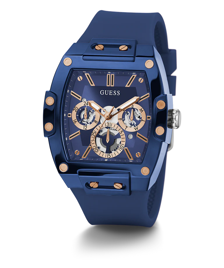 GUESS Mens Blue Multi-function Watch