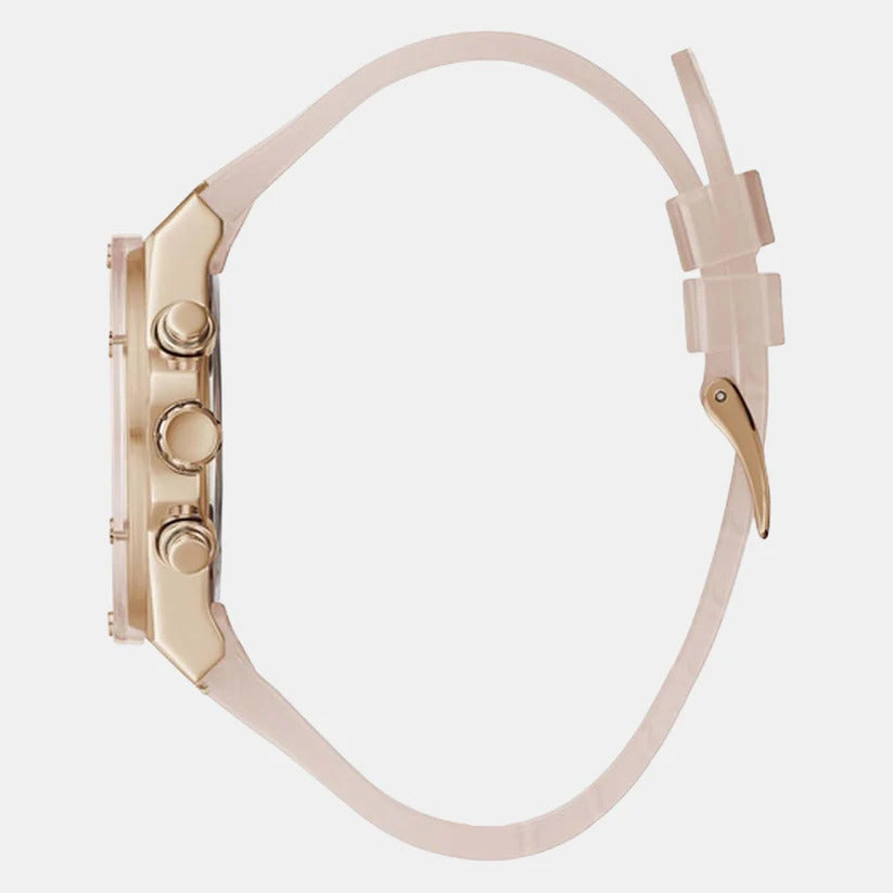Guess Unisex Leather Chronograph Watch