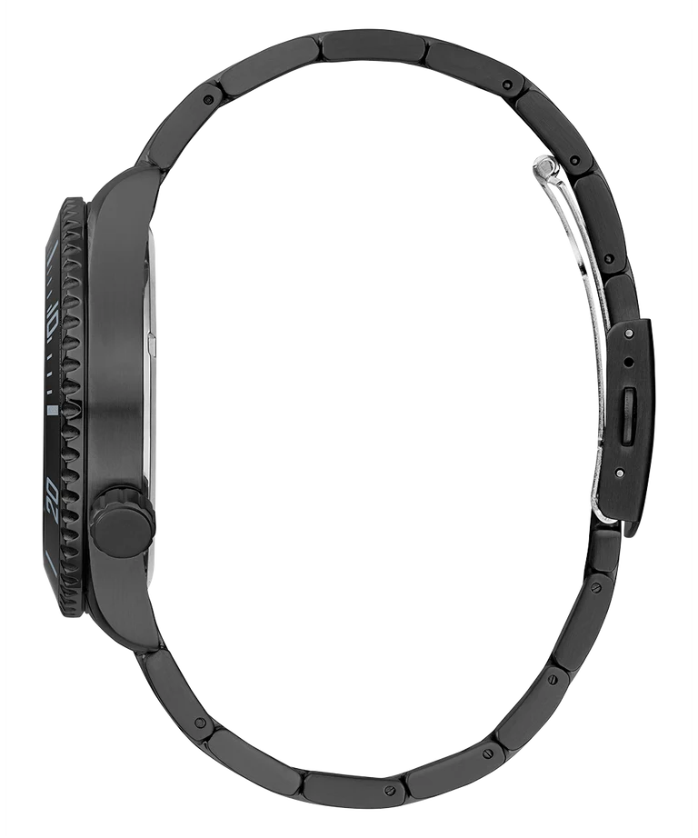 GUESS Men's Black Multi-Function Watch