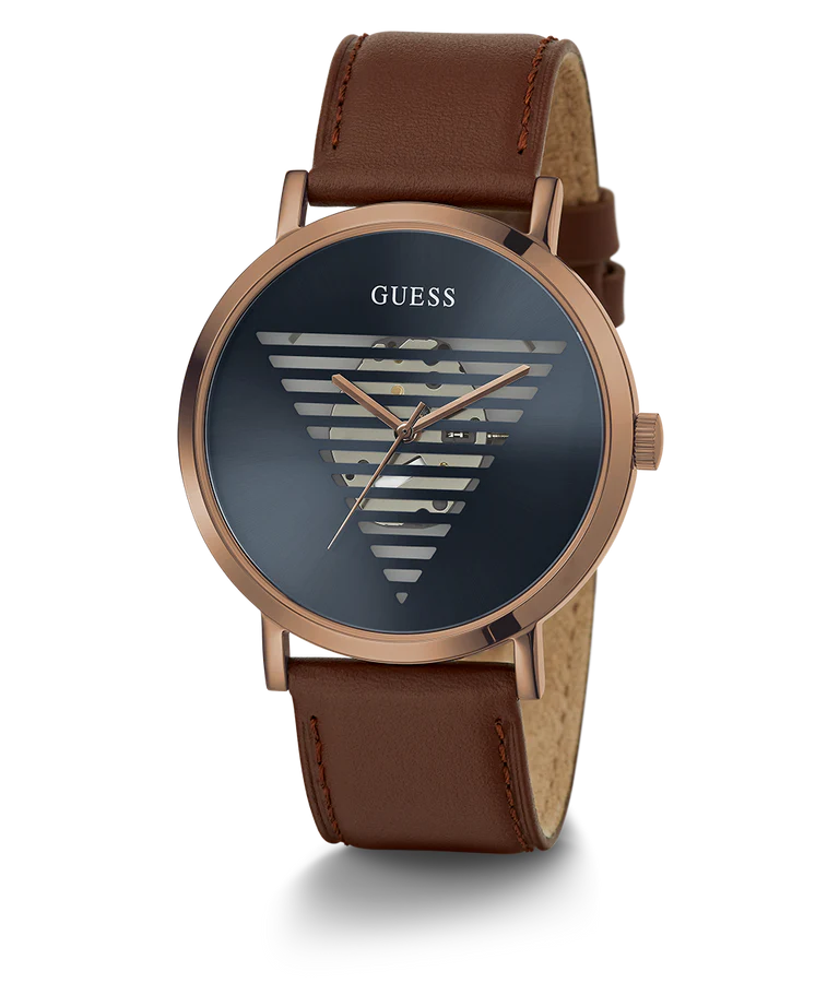 GUESS Men's Brown Coffee Analog Watch