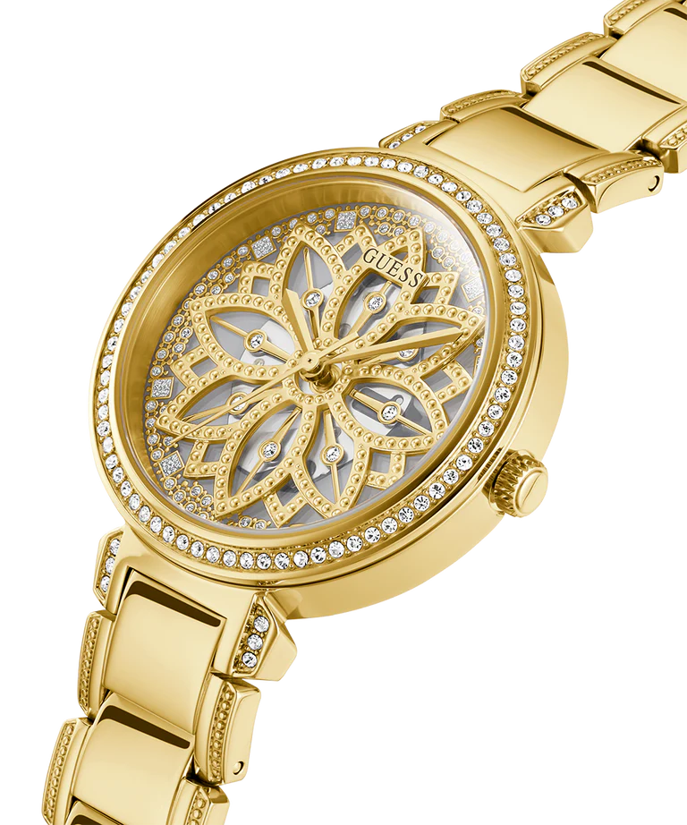 GUESS Ladies Gold Tone Analog Watch