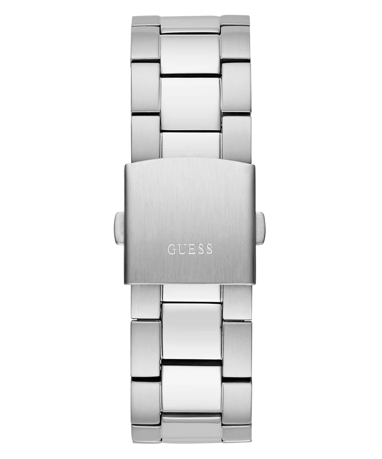 GUESS Men's Silver Tone Multi-Function Watch
