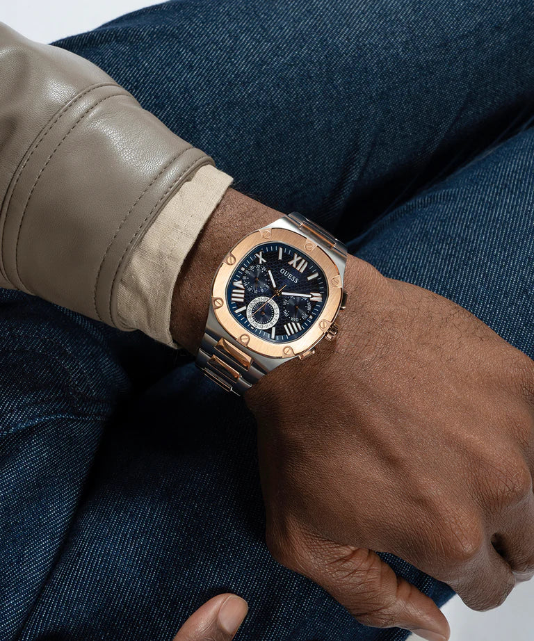 GUESS Men's 2-Tone Multi-function Watch