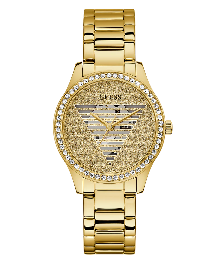 GUESS Ladies Gold Tone Analog Watch
