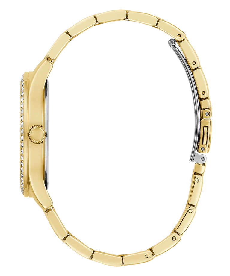 GUESS Ladies Gold Tone Analog Watch
