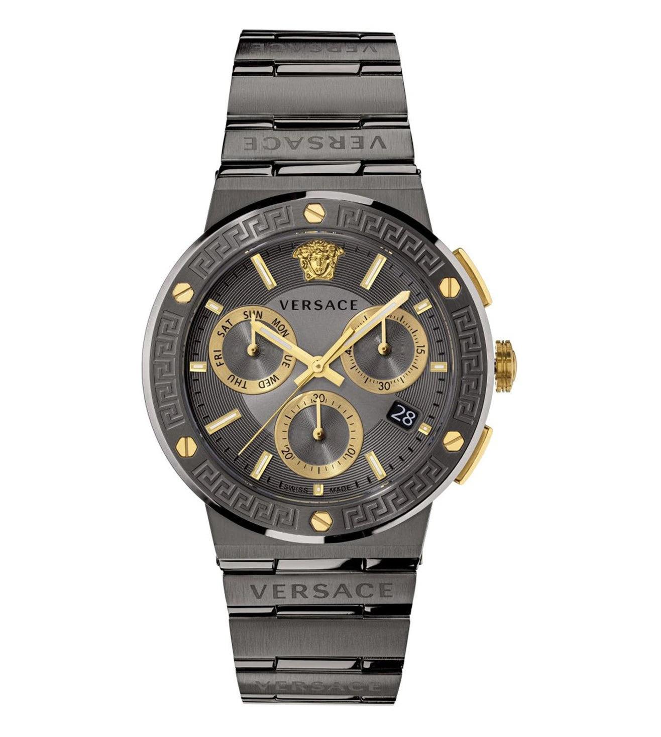 Versace Greca Logo Chronograph