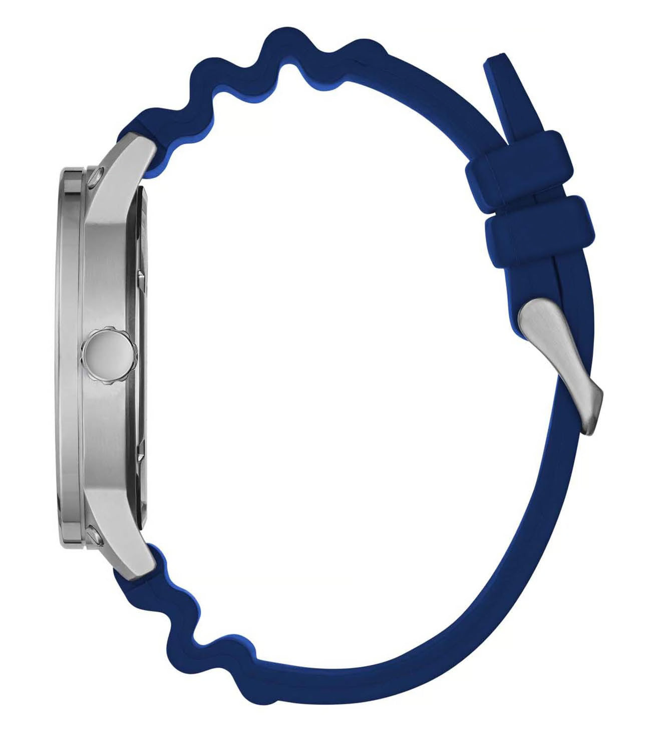 GUESS QUARTZ Men Blue Round Dial Analog Watch