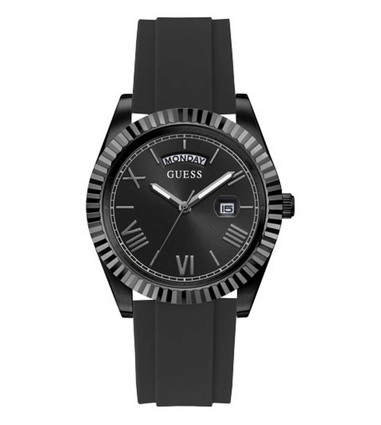 Guess Connoisseur Men Black Round Dial Analog Watch