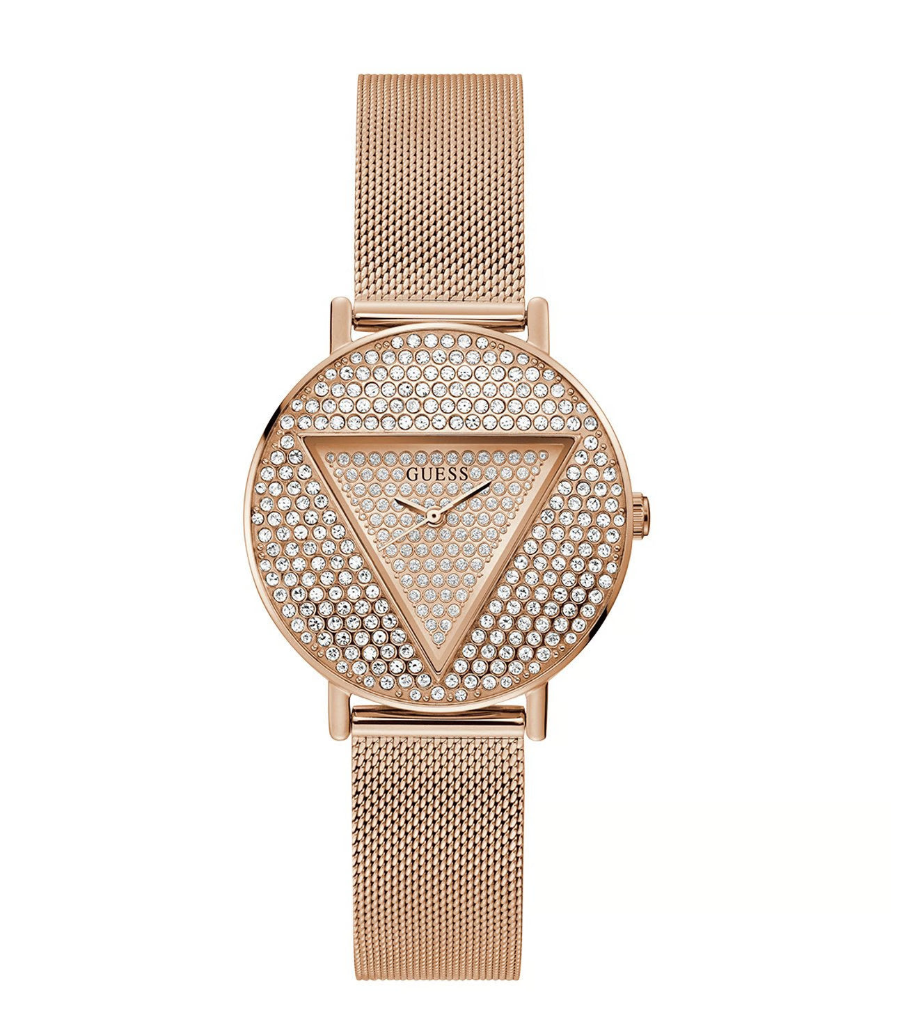 GUESS ICONIC Women Rose Gold Round Dial Analog Watch