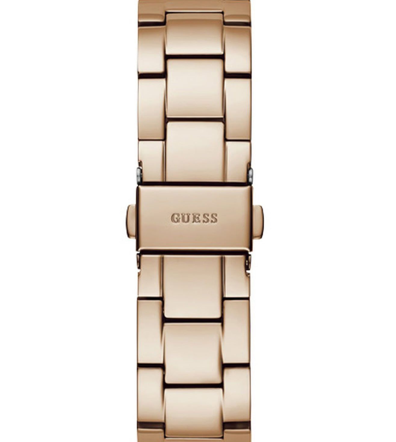 GUESS EMBLEM Women Rose Gold Round Dial Analog Watch