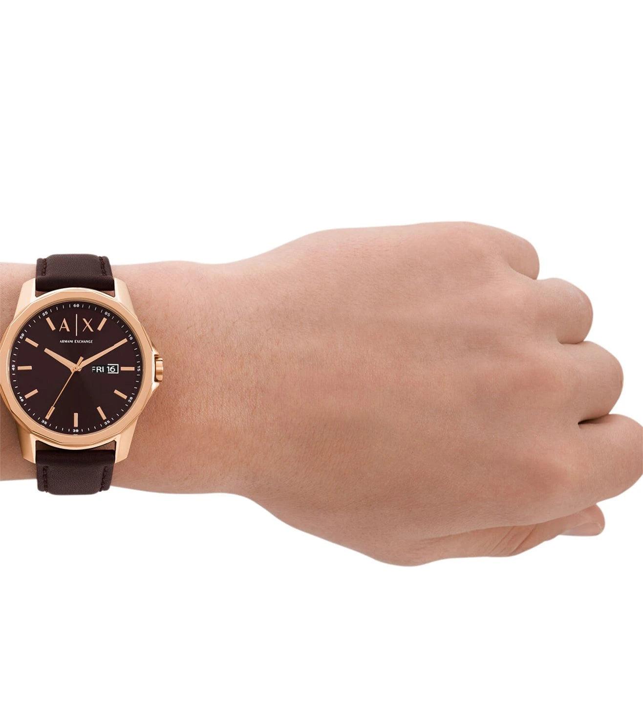 ARMANI EXCHANGE THREE HAND-DATE