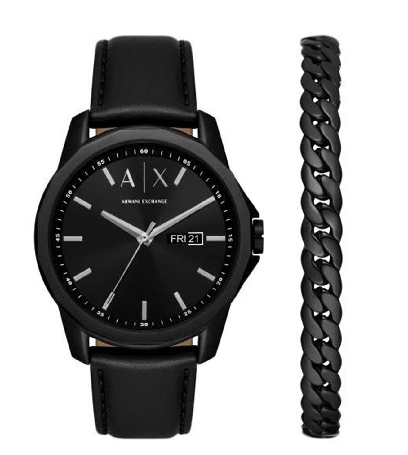ARMANI EXCHANGE THREE HAND-DATE