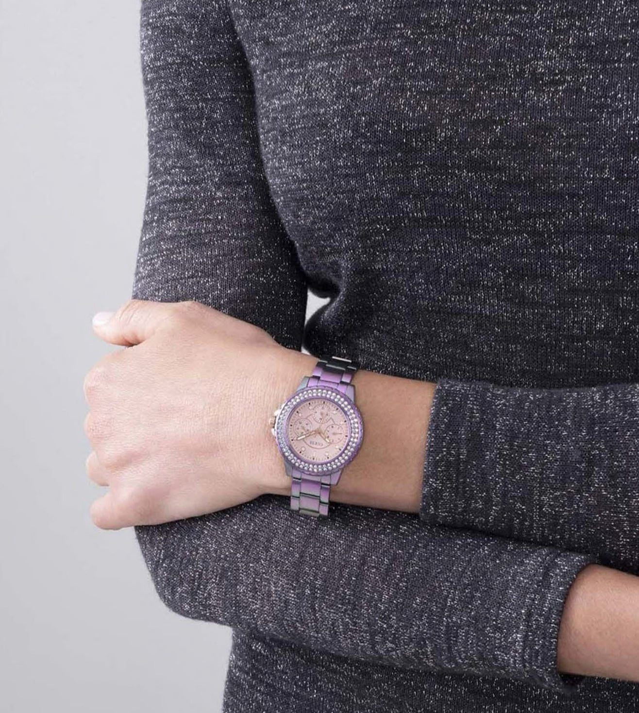 GUESS Crown Jewel Analog Watch for Women