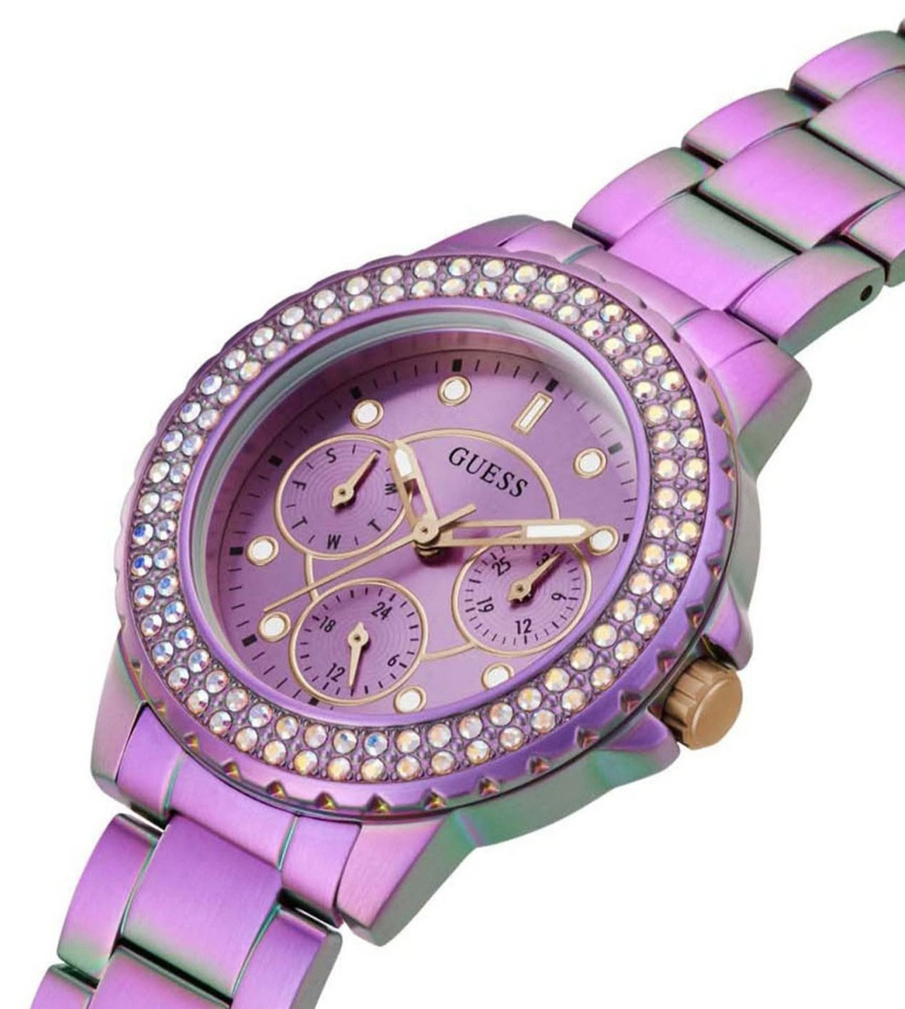 GUESS Crown Jewel Analog Watch for Women