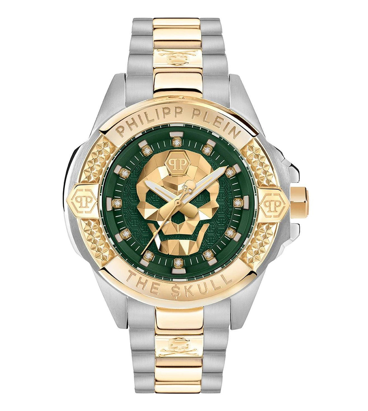 NWT Philipp Plein The Skull Quartz Men\'s Watch THE $KULL TITAN GOLD Watch | Philipp Plein main image 2
