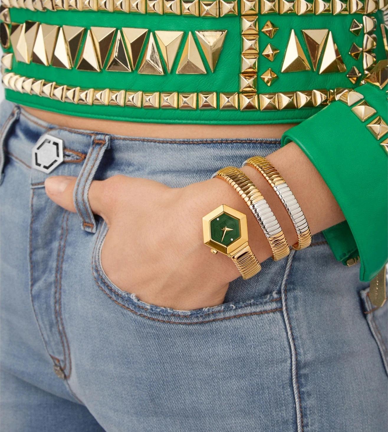 Philipp Plein Snake Hexagon