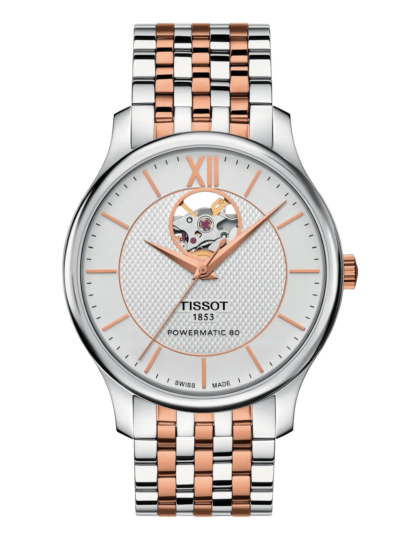 TISSOT TRADITION POWERMATIC 80 OPEN HEART