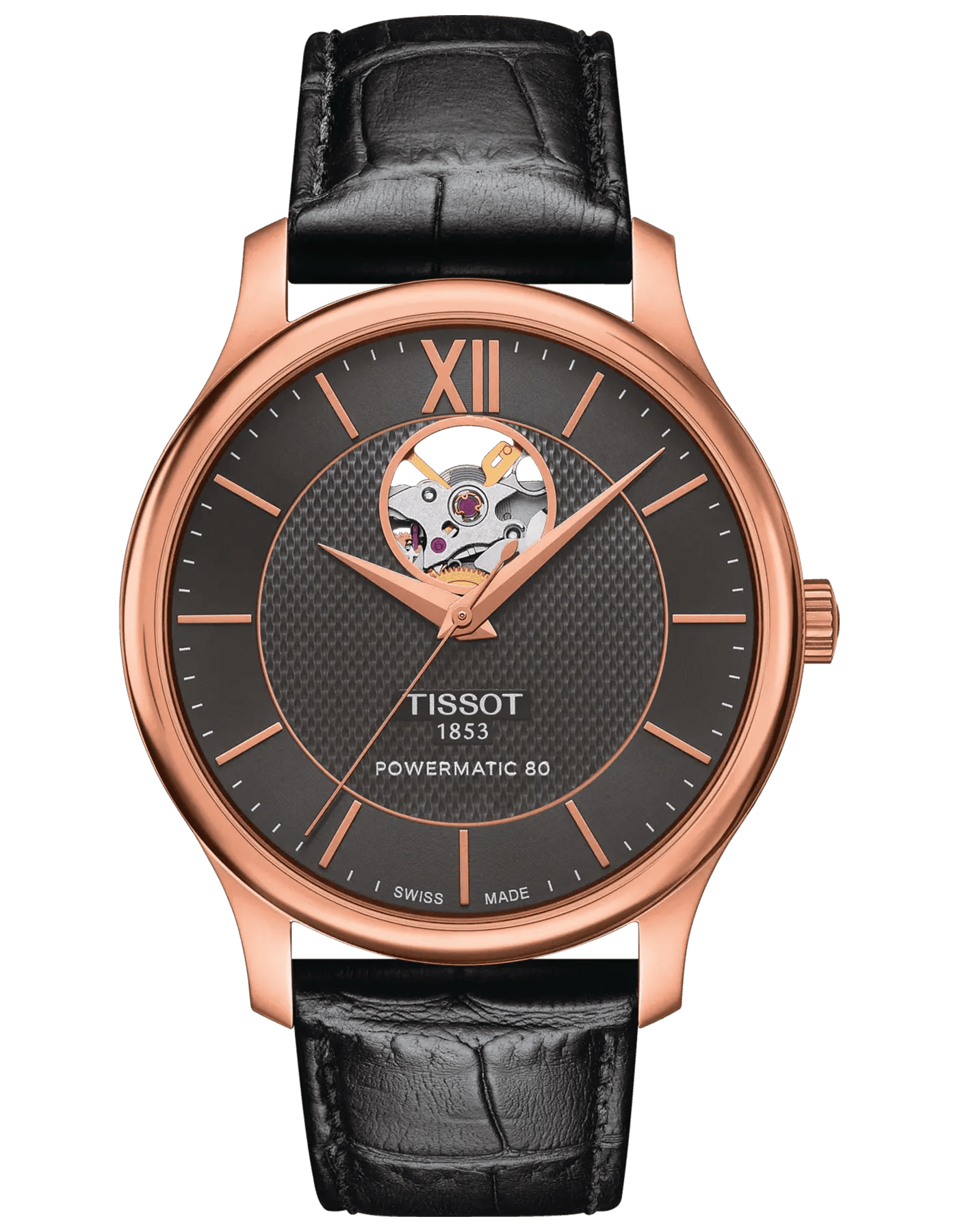 TISSOT TRADITION POWERMATIC 80 OPEN HEART