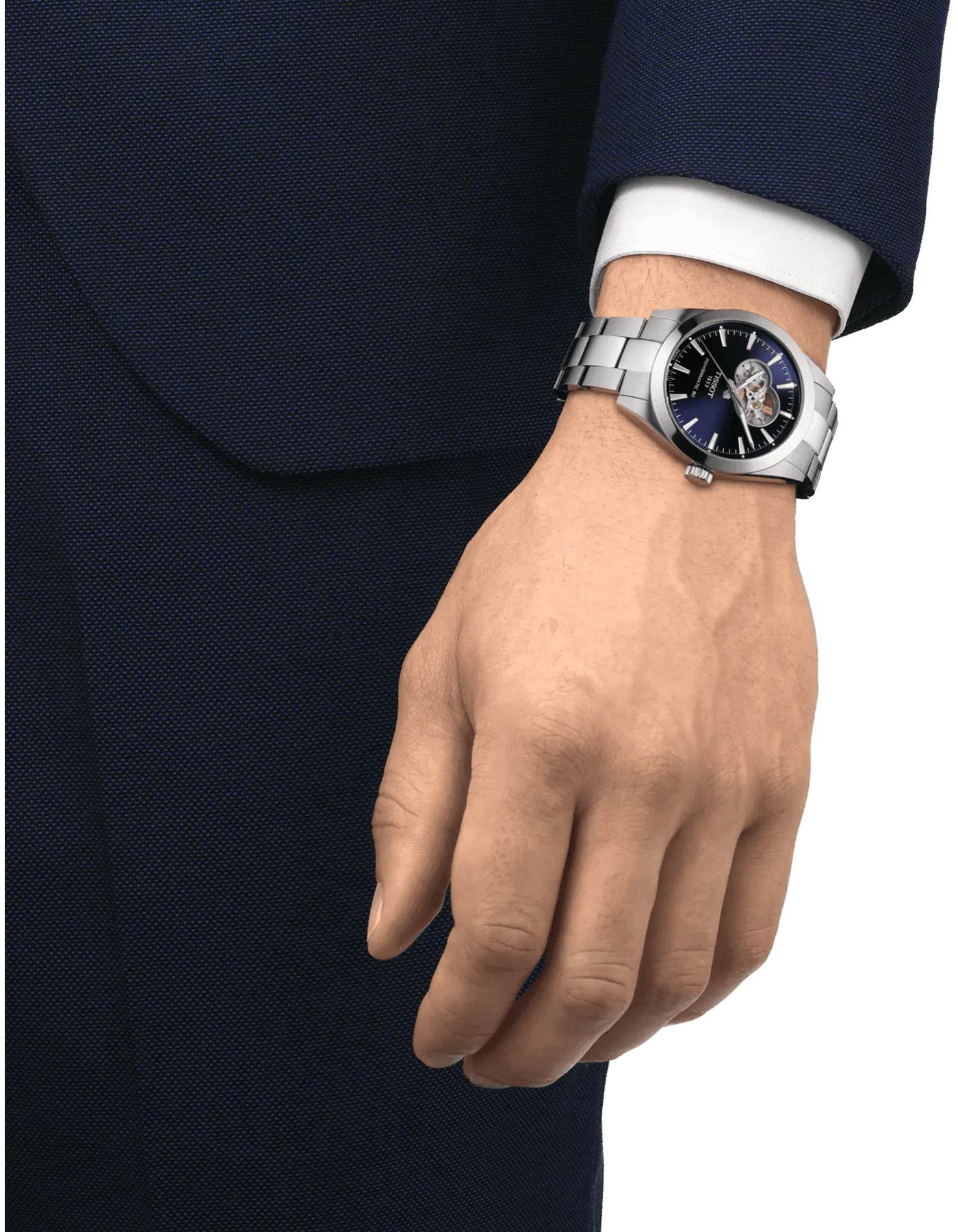 TISSOT GENTLEMAN POWERMATIC 80 OPEN HEART