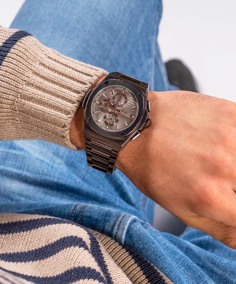 Gc Coussin Shape Chrono Metal