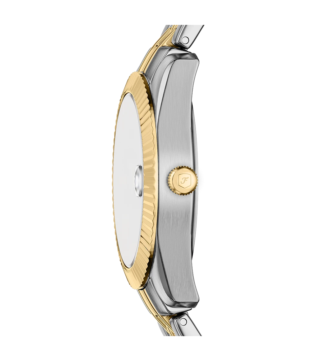 Fossil Scarlette Three-Hand Two-Tone Stainless-Steel Watch