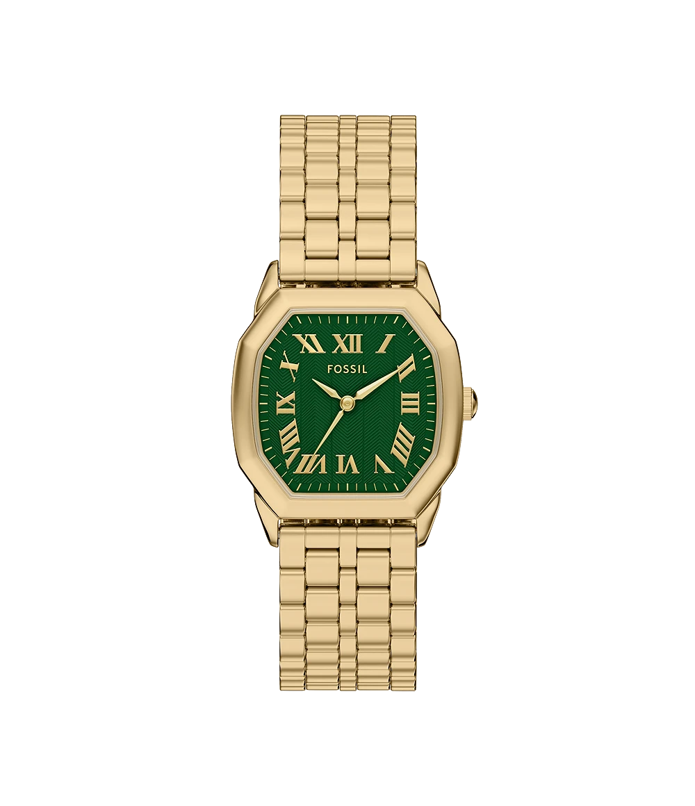 Fossil Harlow Three-Hand Gold-Tone Stainless Steel Watch