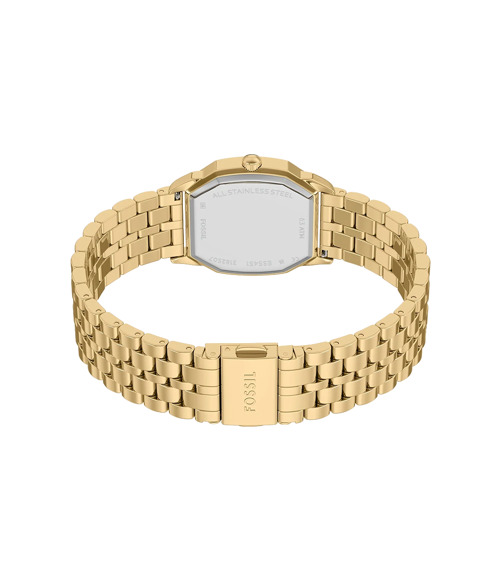 Fossil Harlow Three-Hand Gold-Tone Stainless Steel Watch