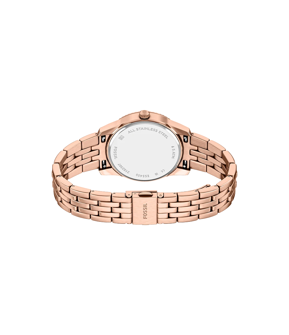 Fossil Scarlette Three-Hand Day-Date
