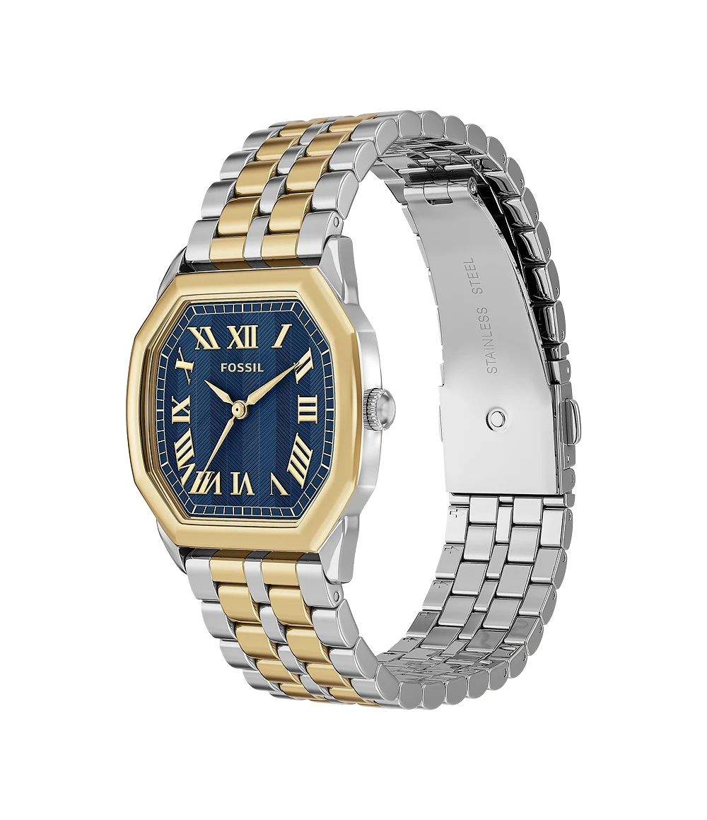 Fossil Harlow Three-Hand Two-Tone Stainless-Steel Watch