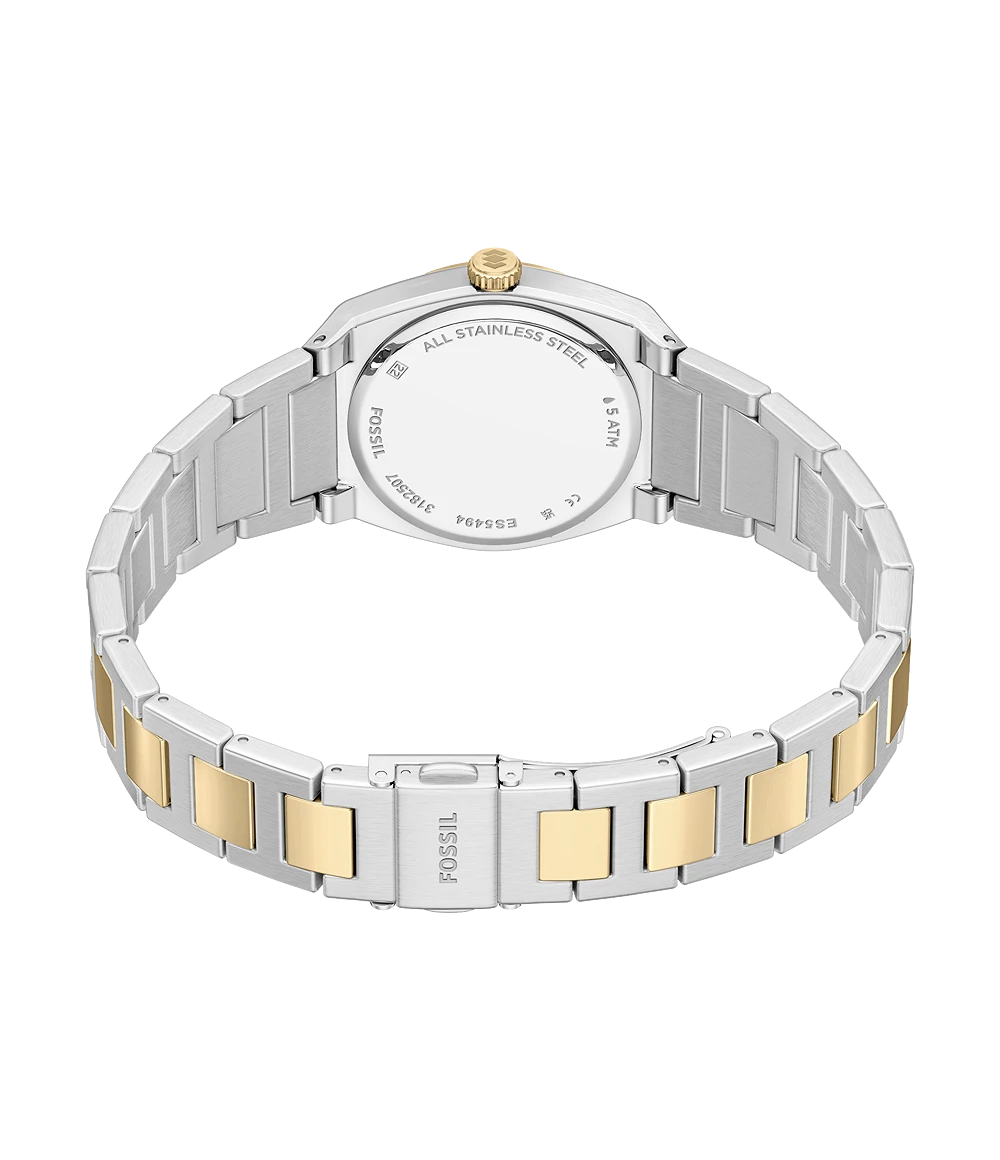 Fossil Everett Three-Hand Two-Tone Stainless-Steel Watch