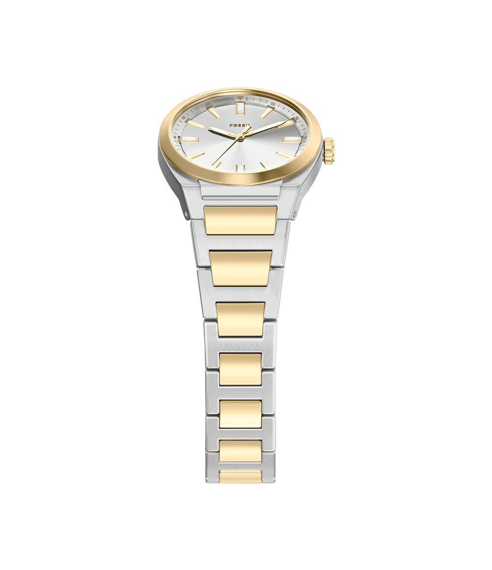 Fossil Everett Three-Hand Two-Tone Stainless-Steel Watch