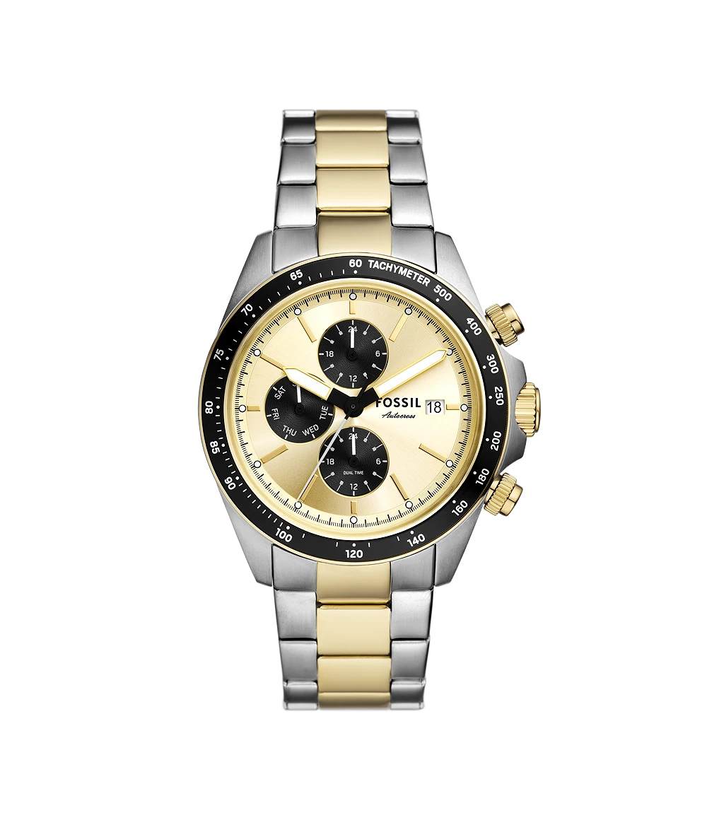 Fossil Autocross Multifunction Two-Tone Stainless Steel