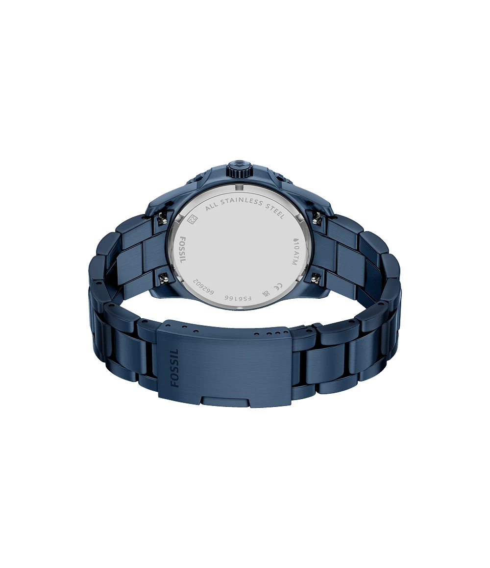Fossil Blue Dive Three-Hand Date