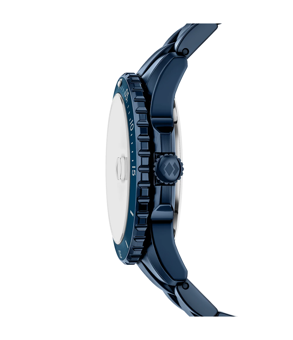 Fossil Blue Dive Three-Hand Date
