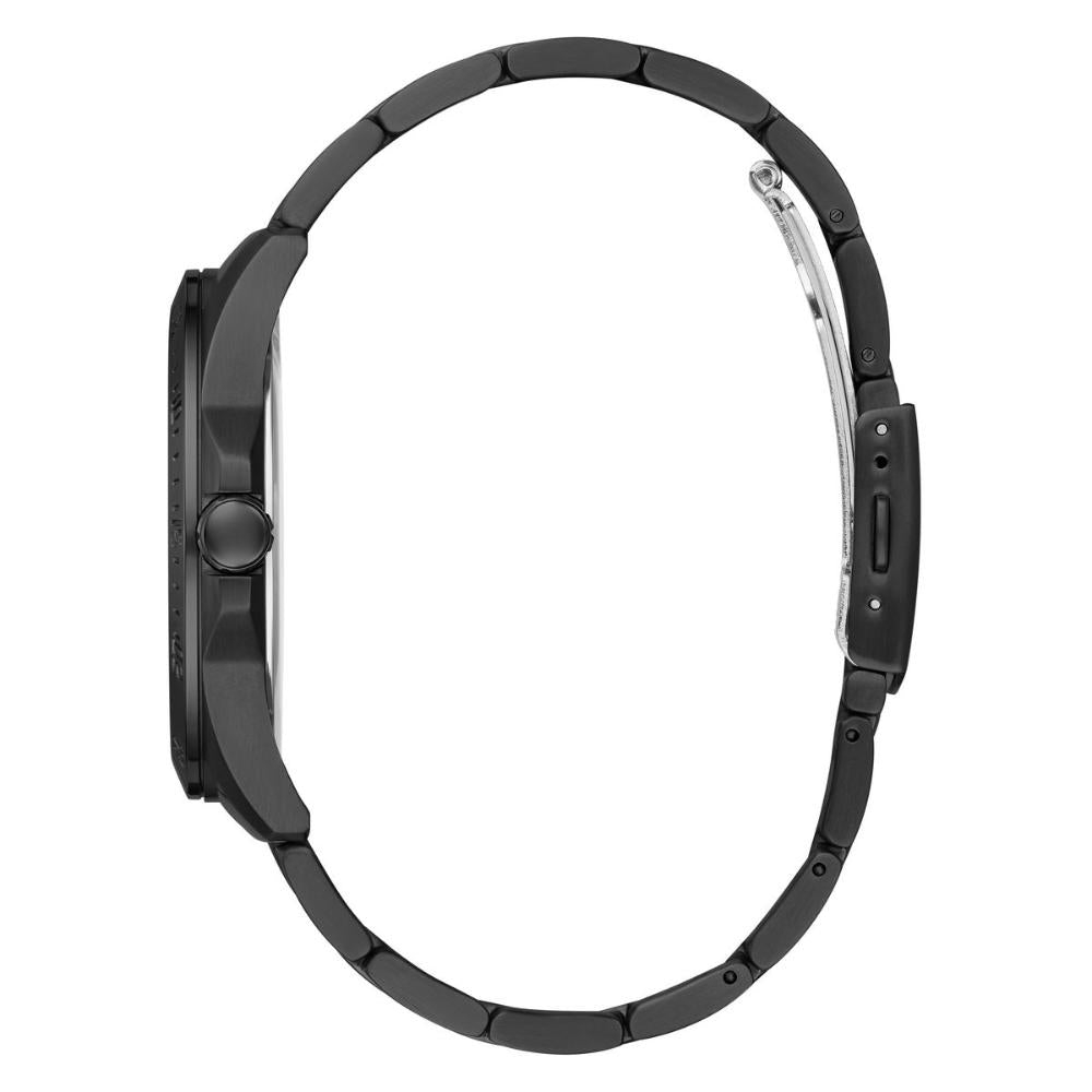 Guess Men Black Analog Stainless-Steel Watch