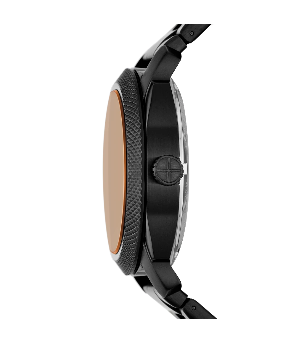 Fossil Machine Automatic Black Stainless-Steel Watch