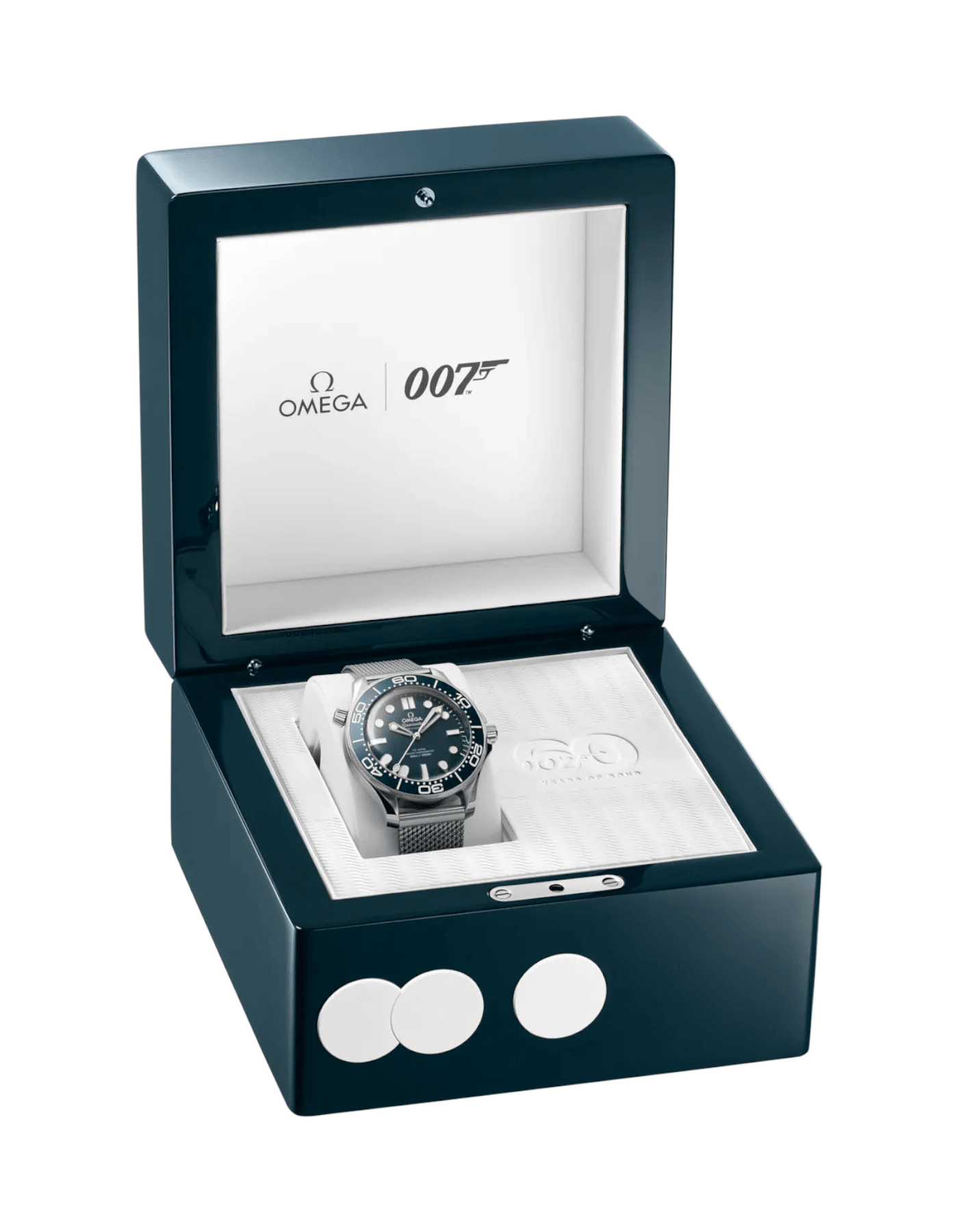 SEAMASTER DIVER 300M CO‑AXIAL MASTER CHRONOMETER 42 MM "JAMES BOND 60TH ANNIVERSARY"