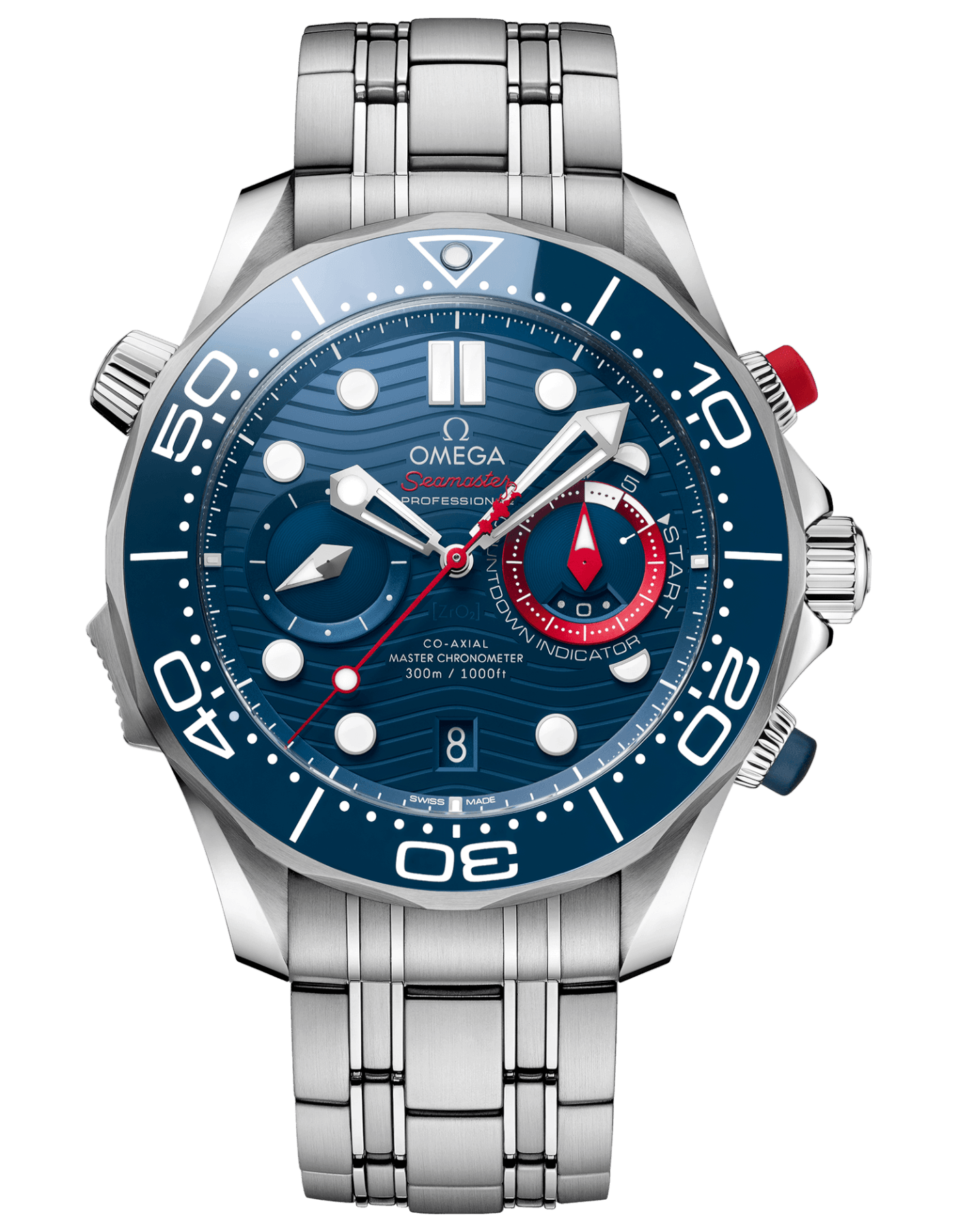 SEAMASTER DIVER 300M CO AXIAL MASTER CHRONOMETER CHRONOGRAPH 44 MM