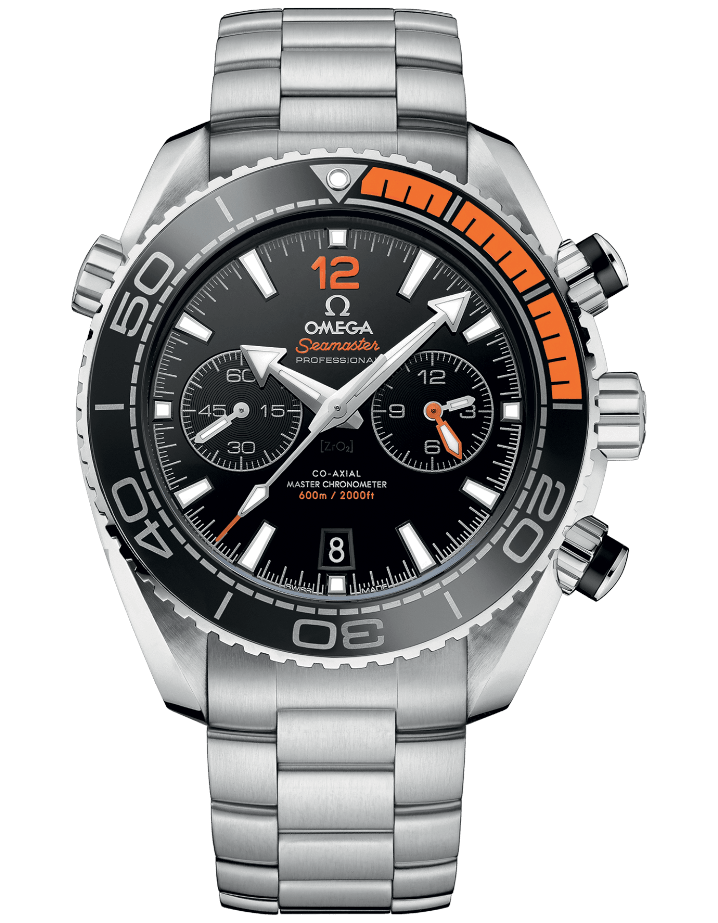 SEAMASTER PLANET OCEAN 600M CO‑AXIAL MASTER CHRONOMETER CHRONOGRAPH 45.5 MM
