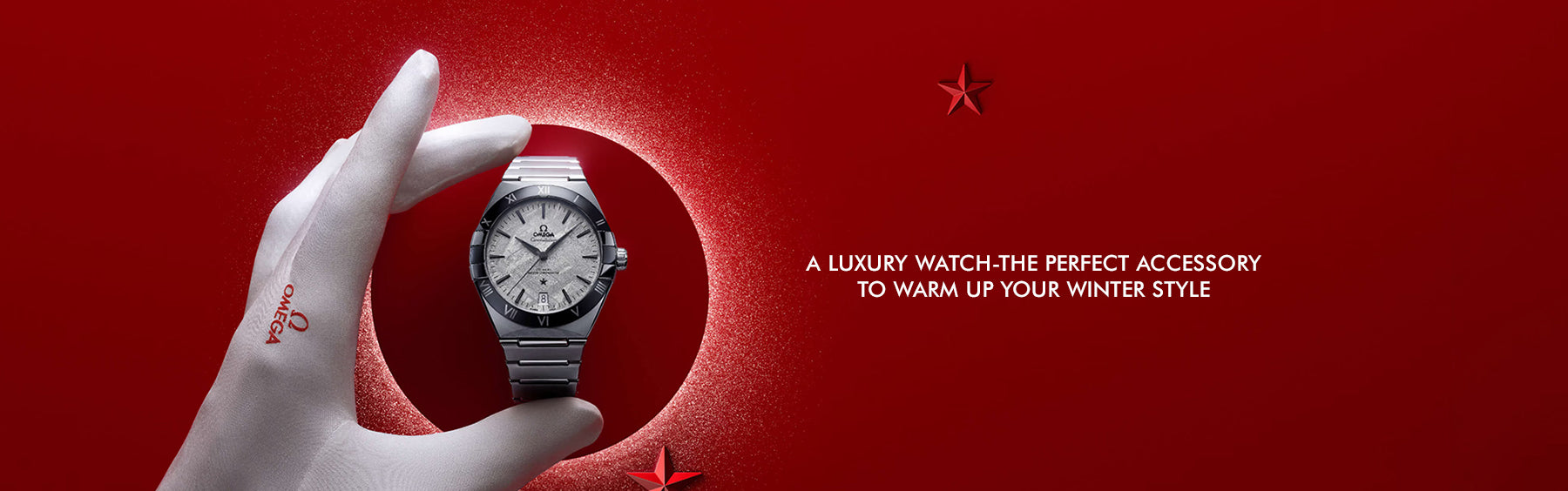 A luxury watch-the perfect accessory to warm up your winter style.