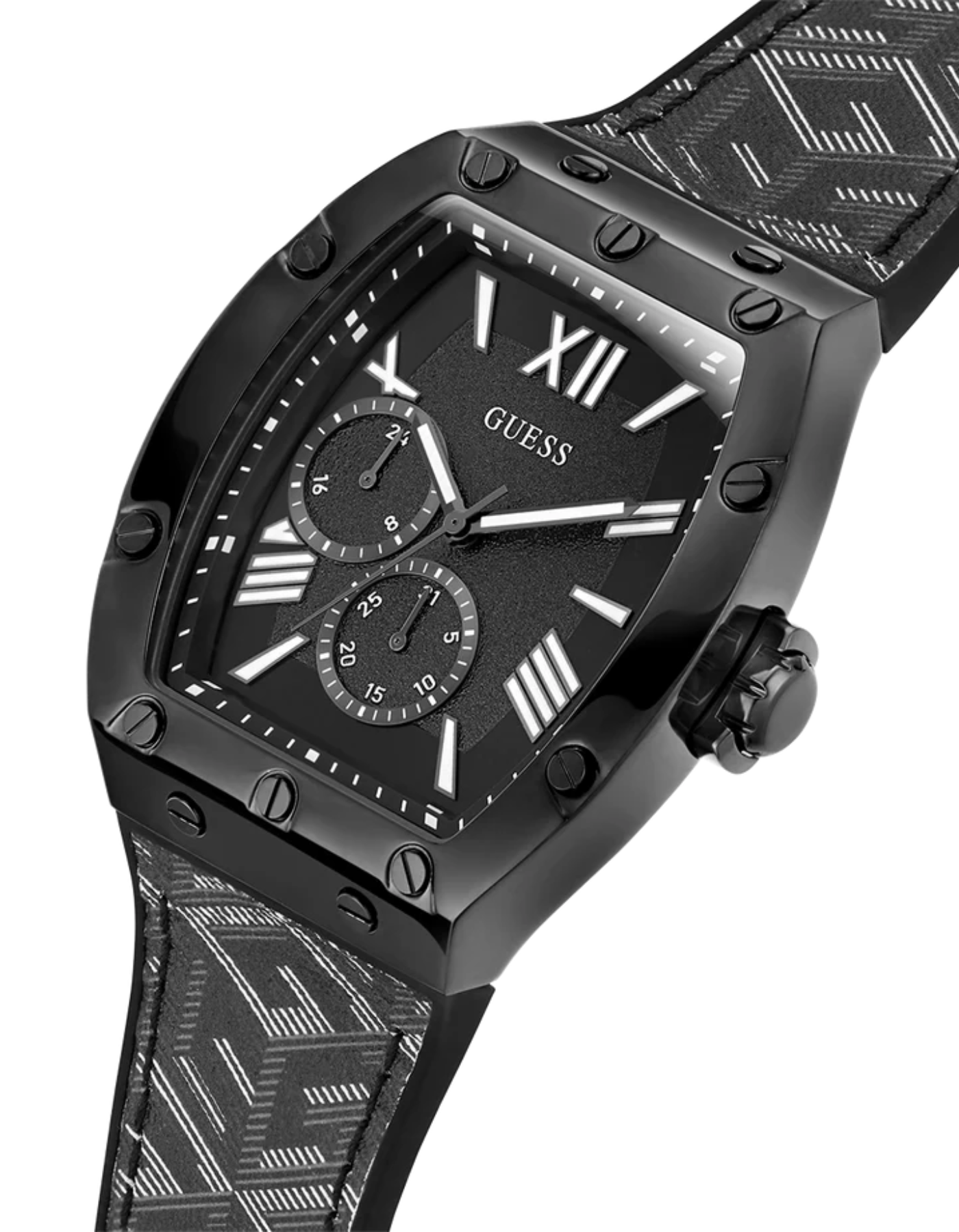 GUESS Men's Black Multi-Function Watch