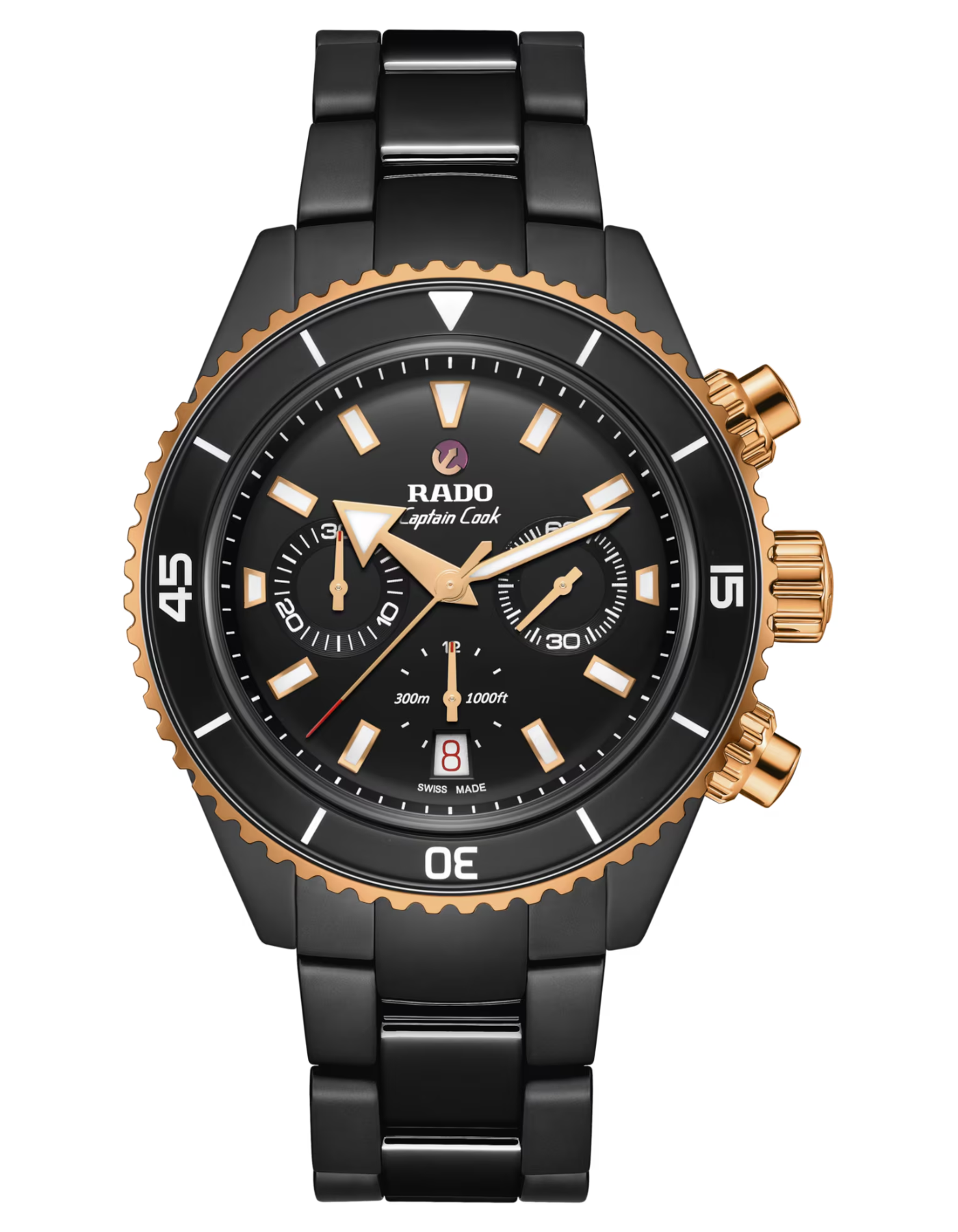 Captain Cook High-Tech Ceramic Automatic Chronograph