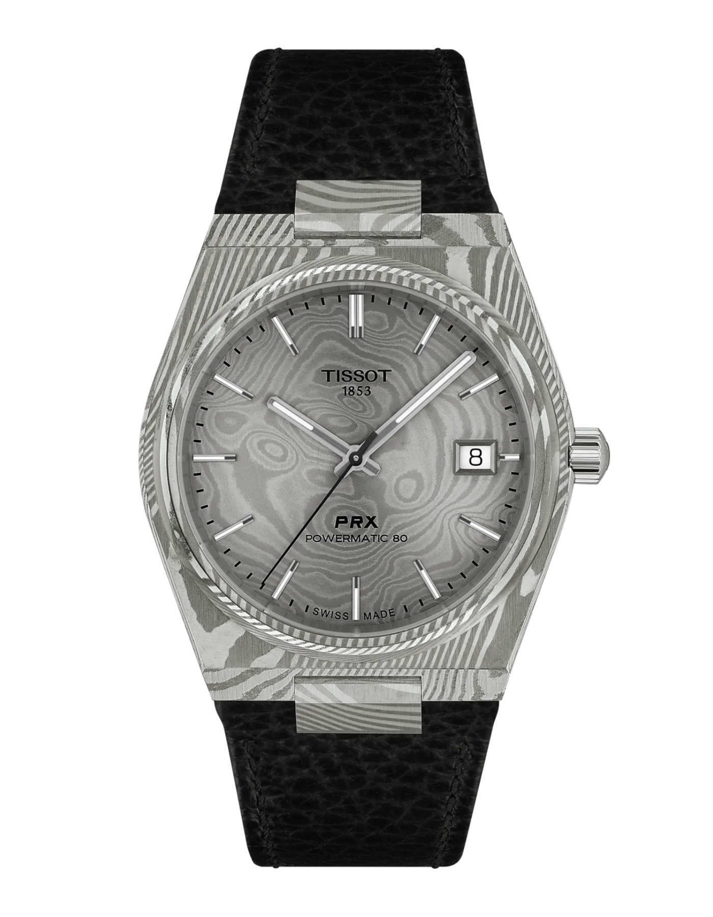 Tissot PRX Damascus Steel 38mm